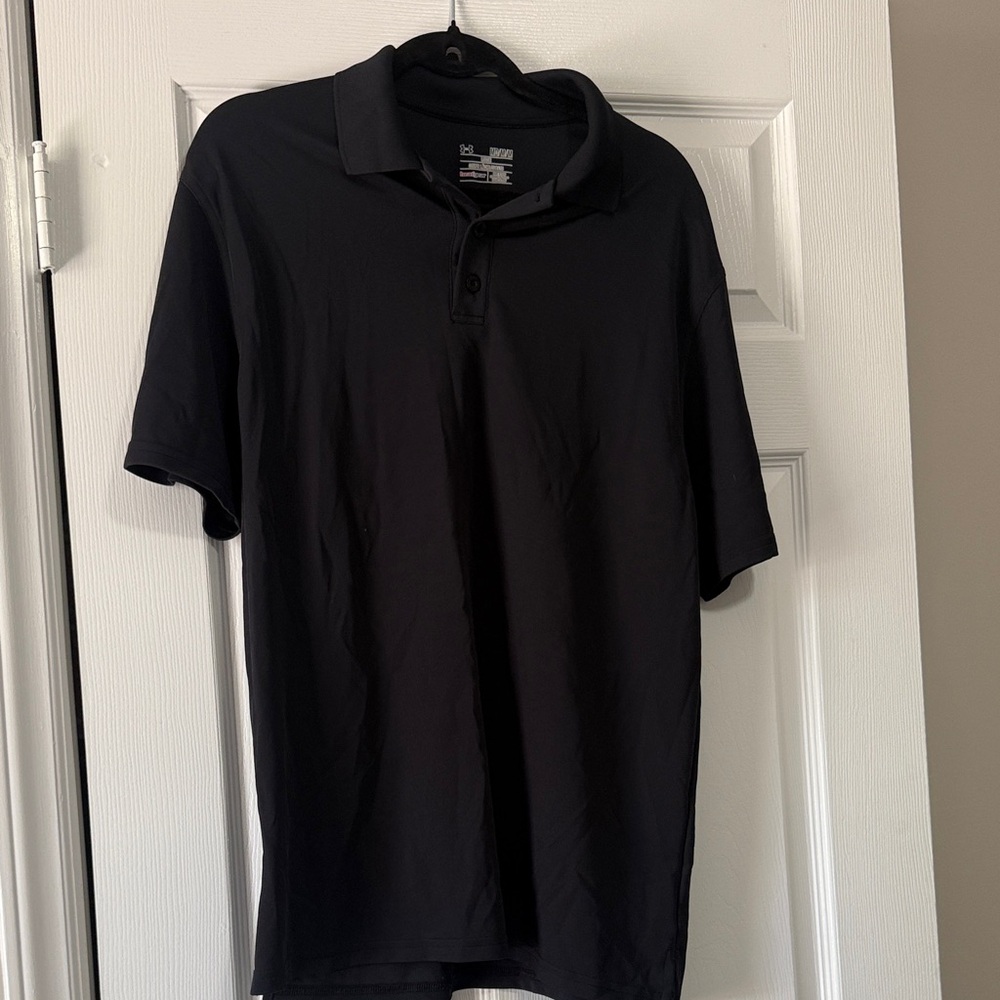 Under Armour Black Men's Polo Shirt - Short Sleeve Performance